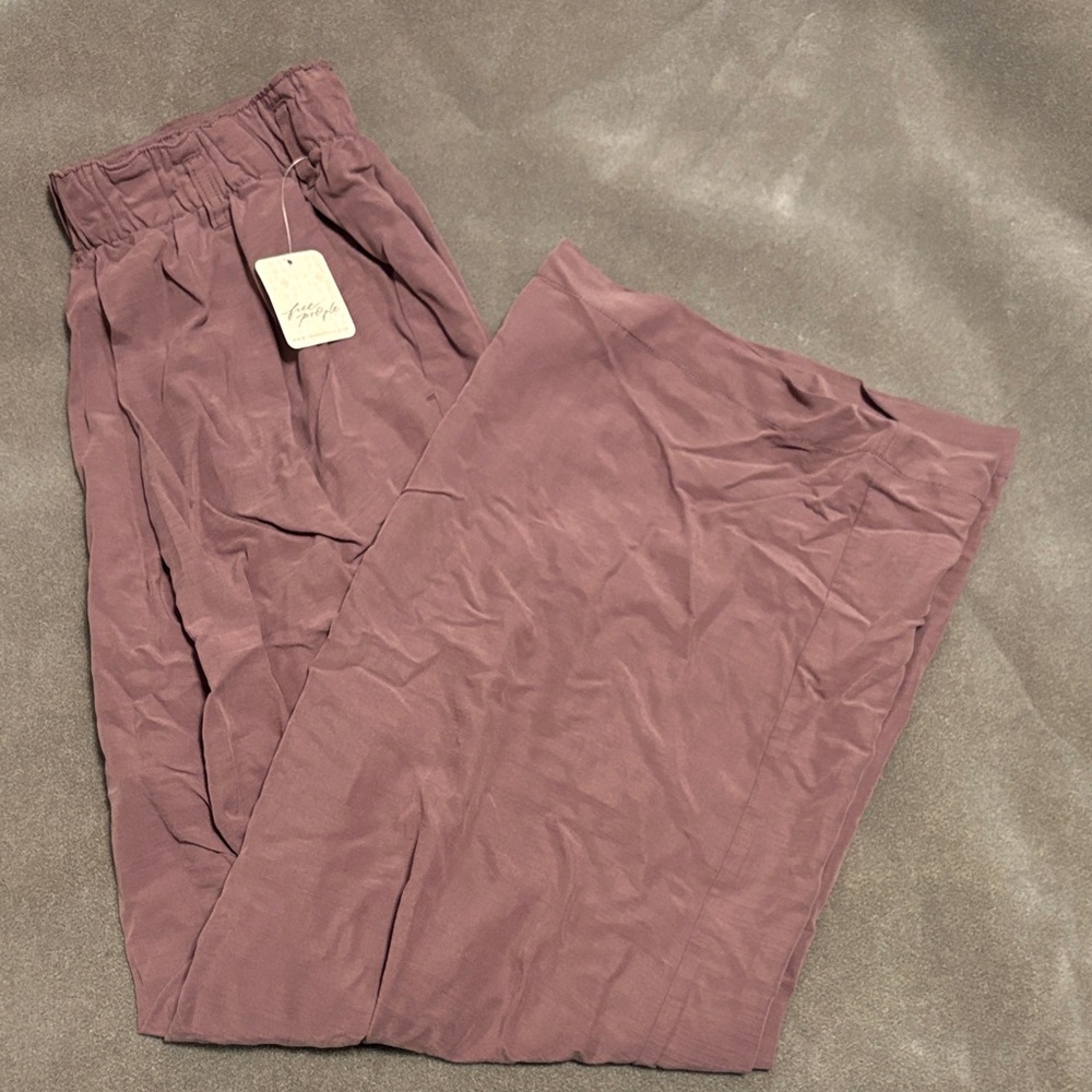 NWT Free People Mauve Wide Leg Pants